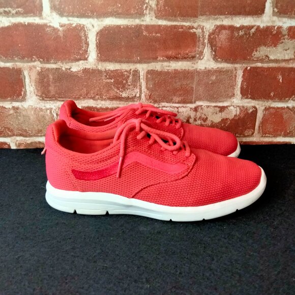 Vans Iso Womens Shoes Size 6 Red Sneakers - Picture 2 of 8